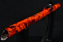 Boxelder Burl Native American Flute, Minor, High E-5, #F32D